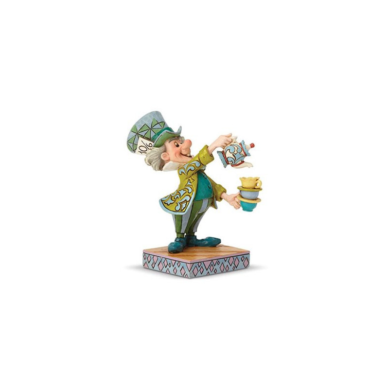 MAD HATTER A SPOT OF TEA ALICE IN WONDERLAND DISNEY TRADITIONS STATUE