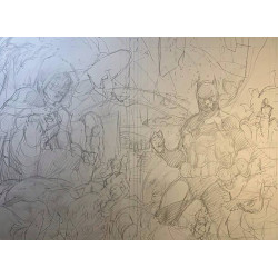 DF DETECTIVE COMICS 1000 LEE VAR GOLD SGN JIM LEE