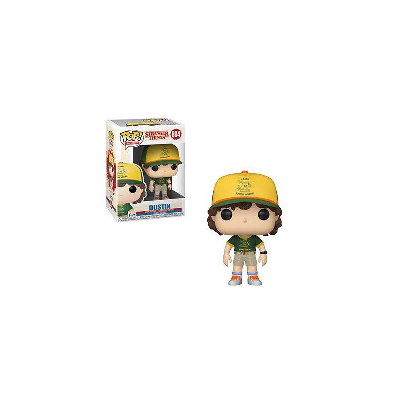 DUSTIN AT CAMP STRANGER THINGS FUNKO POP! TV VINYL FIGURINE