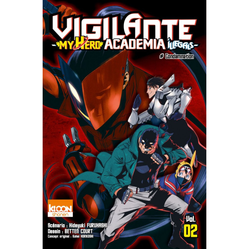 VIGILANTE  MY HERO ACADEMIA ILLEGALS T02  VOLUME 02