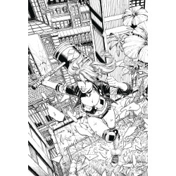 HARLEY QUINN   POISON IVY  3 HARLEY VAR ED