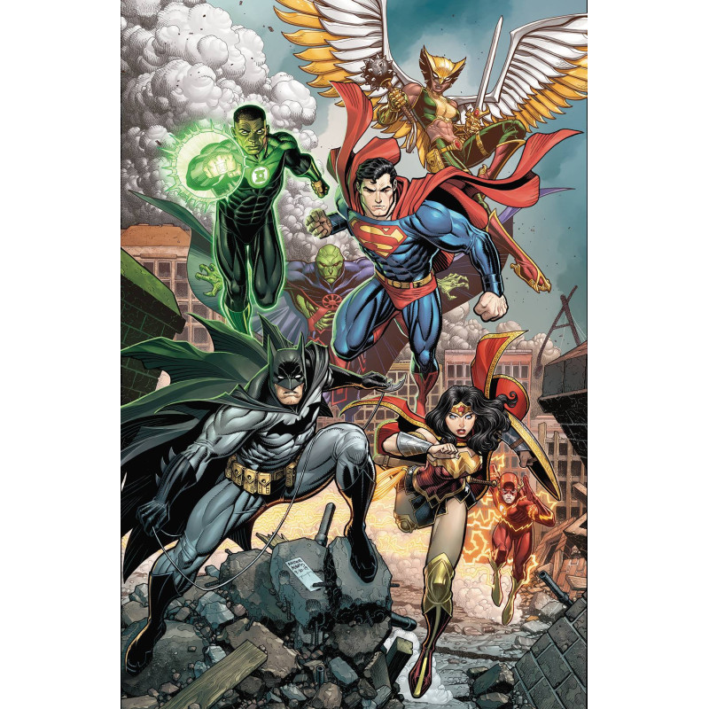 JUSTICE LEAGUE  40 CARD STOCK ARTHUR ADAMSVAR ED