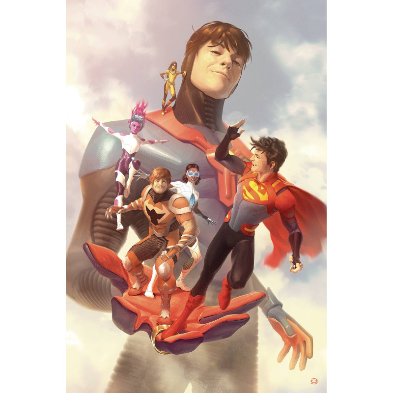 LEGION OF SUPER HEROES  5 CARD STOCK ALEX GARNER VAR ED