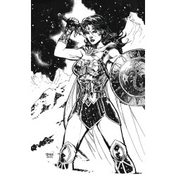 WONDER WOMAN  759 CARD STOCK JIM LEE VAR ED