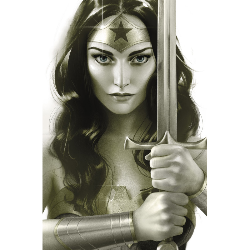 WONDER WOMAN  761 J MIDDLETON CARD STOCK VAR ED