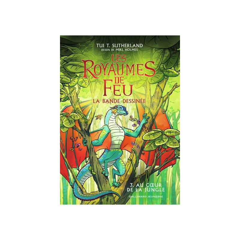 BANDE DESSINEE  LES ROYAUMES DE FEU  3  AU COEUR DE LA JUNGLE