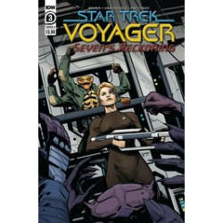 STAR TREK VOYAGER SEVENS RECKONING  3 CVR A  HERNANDEZ