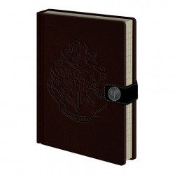 HOGWARTS CREST HARRY POTTER PREMIUM NOTEBOOK WITH CLASP