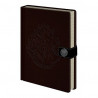 HOGWARTS CREST HARRY POTTER PREMIUM NOTEBOOK WITH CLASP