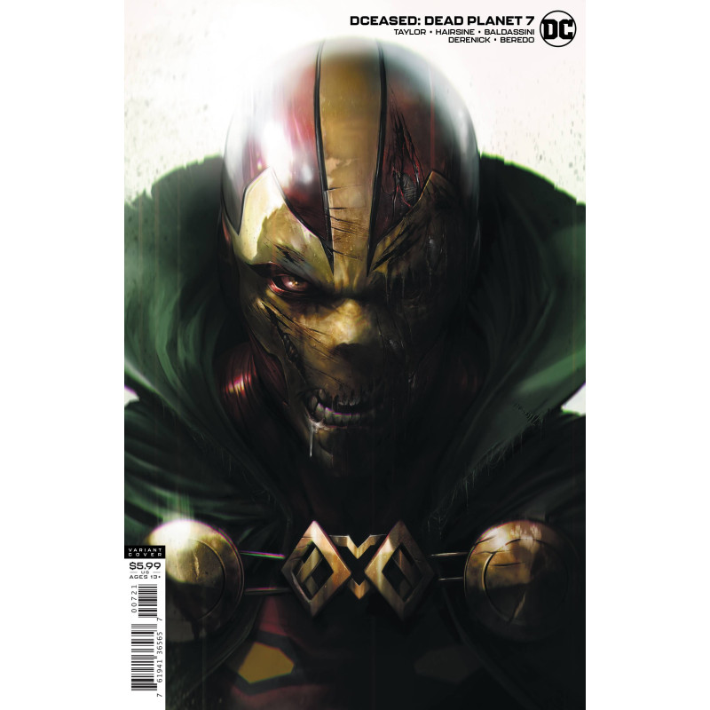 DCEASED DEAD PLANET  7  OF 7  CARD STOCK VAR ED