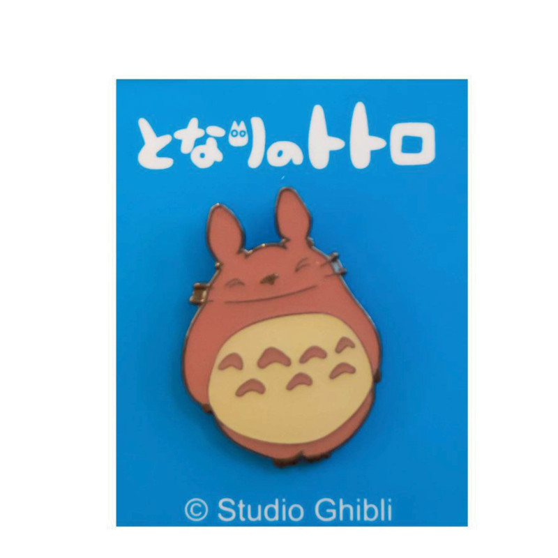 MON VOISIN TOTORO PINS TOTORO GRAND SOURIRE ROSE