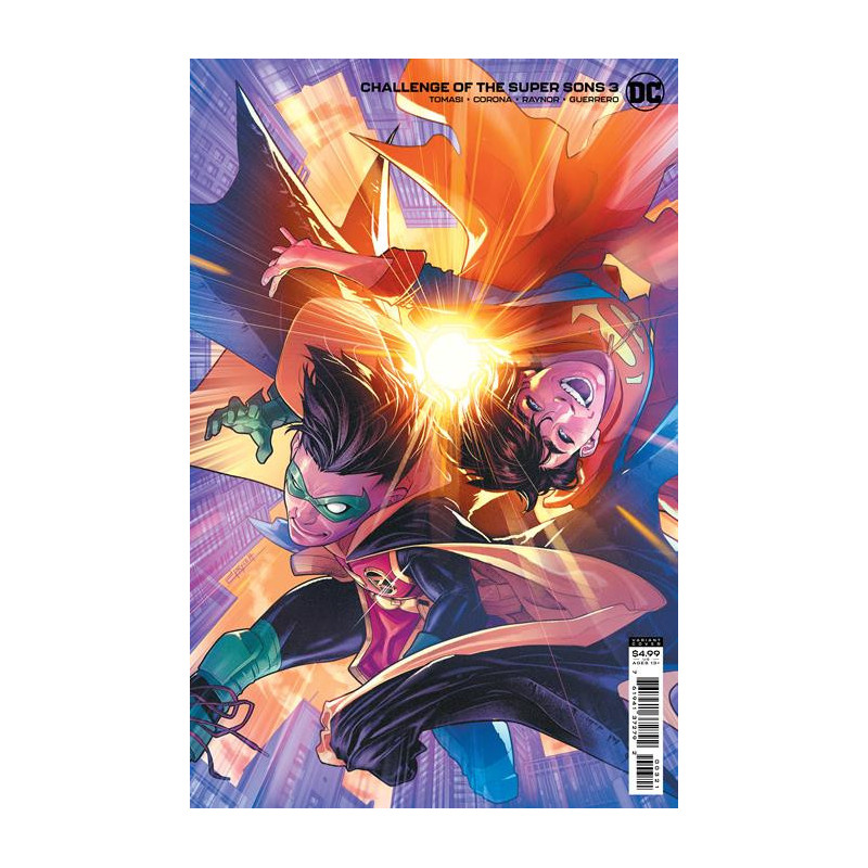 Challenge of the Super Sons  3 Jamal Campbell Variant Cover