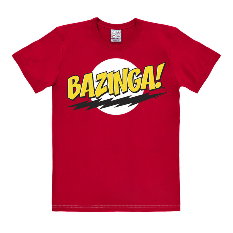 BAZINGA LOGO THE BIG BANG THEORY  EASYFIT TSHIRT TAILLE XL