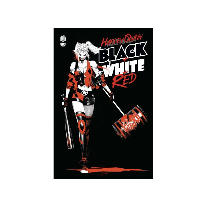HARLEY QUINN BLACK   WHITE   RED