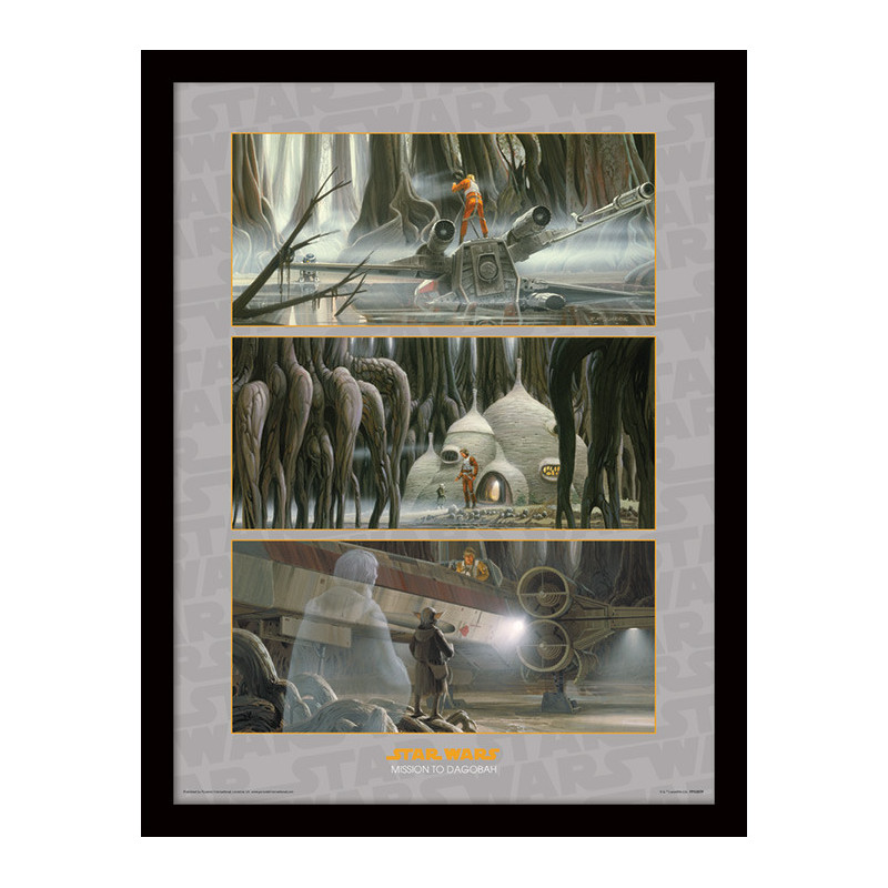 MISSION TO DAGOBAH STAR WARS TABLEAU
