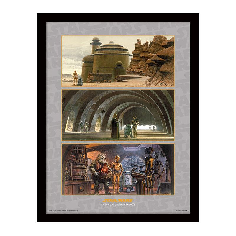 ARRIVAL AT JABBA S PALACE STAR WARS TABLEAU