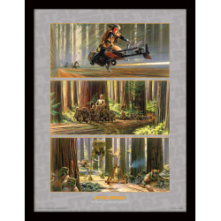ACTION ON ENDOR S MOON STAR WARS TABLEAU