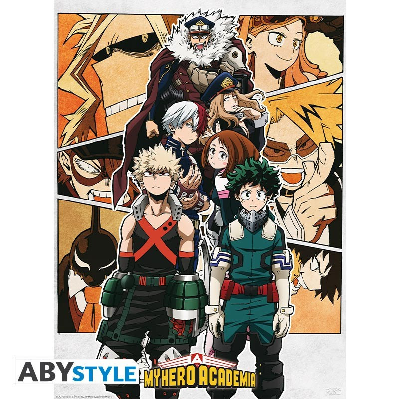 MY HERO ACADEMIA POSTER GROUPE 52X38 CM