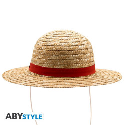 CHAPEAU DE PAILLE LUFFY ONE PIECE TAILLE ADULTE