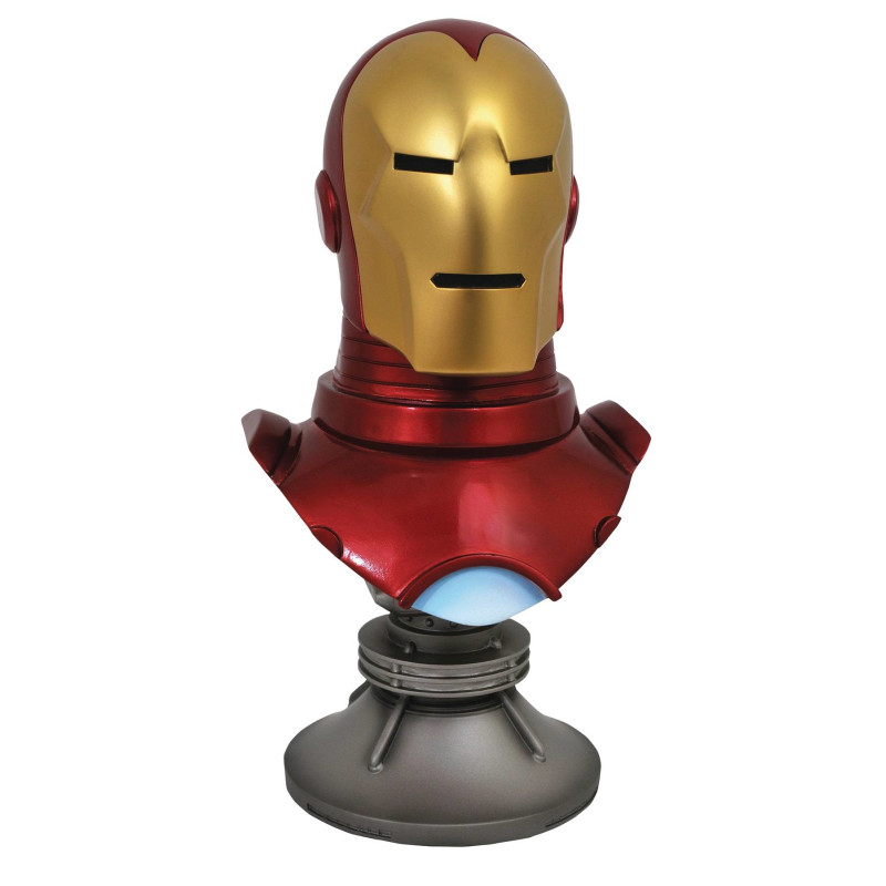IRON MAN MARVEL LEGENDS COMICS 12 SCALE BUST