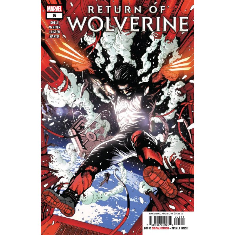 RETURN OF WOLVERINE 5  OF 5 