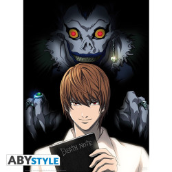 DEATH NOTE  POSTER LIGHT AND RYUK 52X38 CM