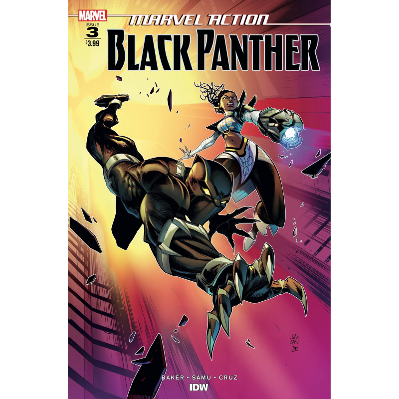 MARVEL ACTION BLACK PANTHER 3 SAMU  C 100 