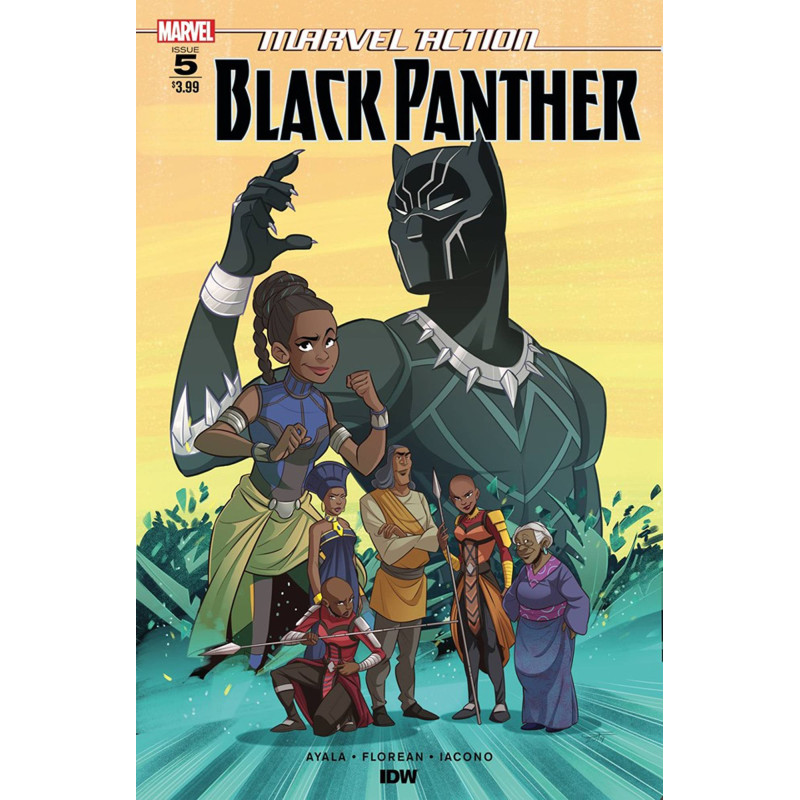 MARVEL ACTION BLACK PANTHER 5 FLOREAN  C 100 