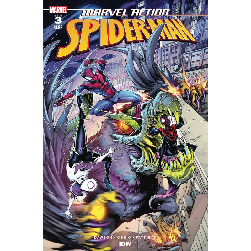 MARVEL ACTION SPIDERMAN 3 OSSIO