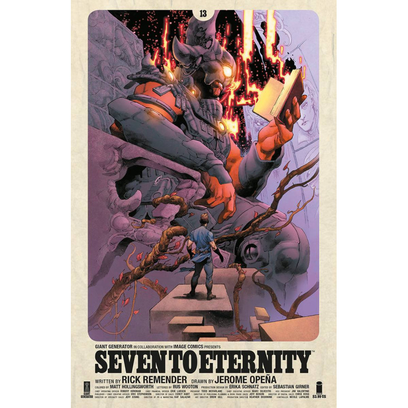 SEVEN TO ETERNITY 13 CVR A OPENA   HOLLINGSWORTH