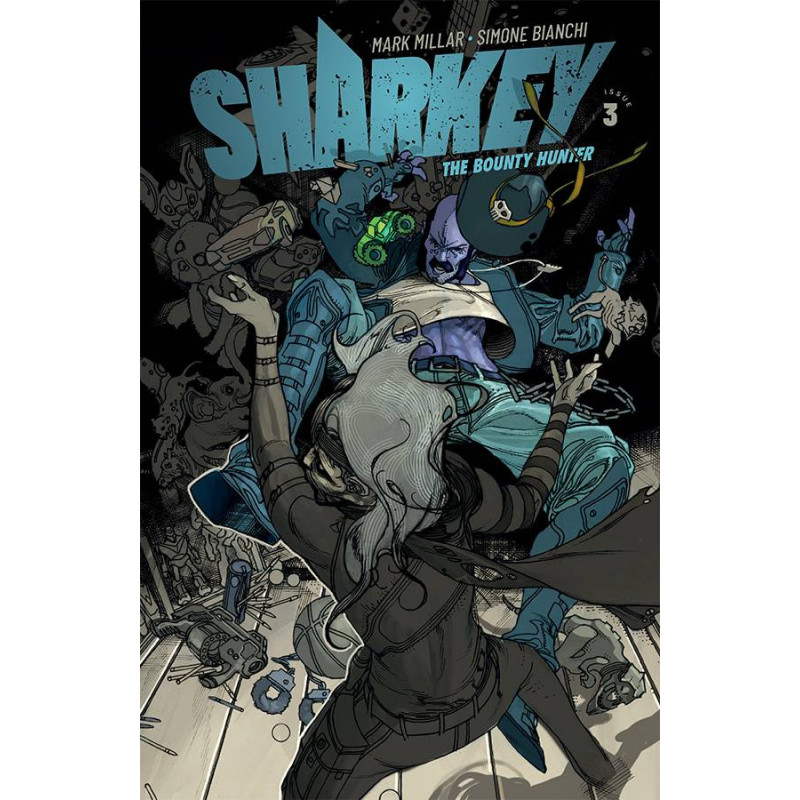 SHARKEY BOUNTY HUNTER 3  OF 6  CVR A BIANCHI  MR 