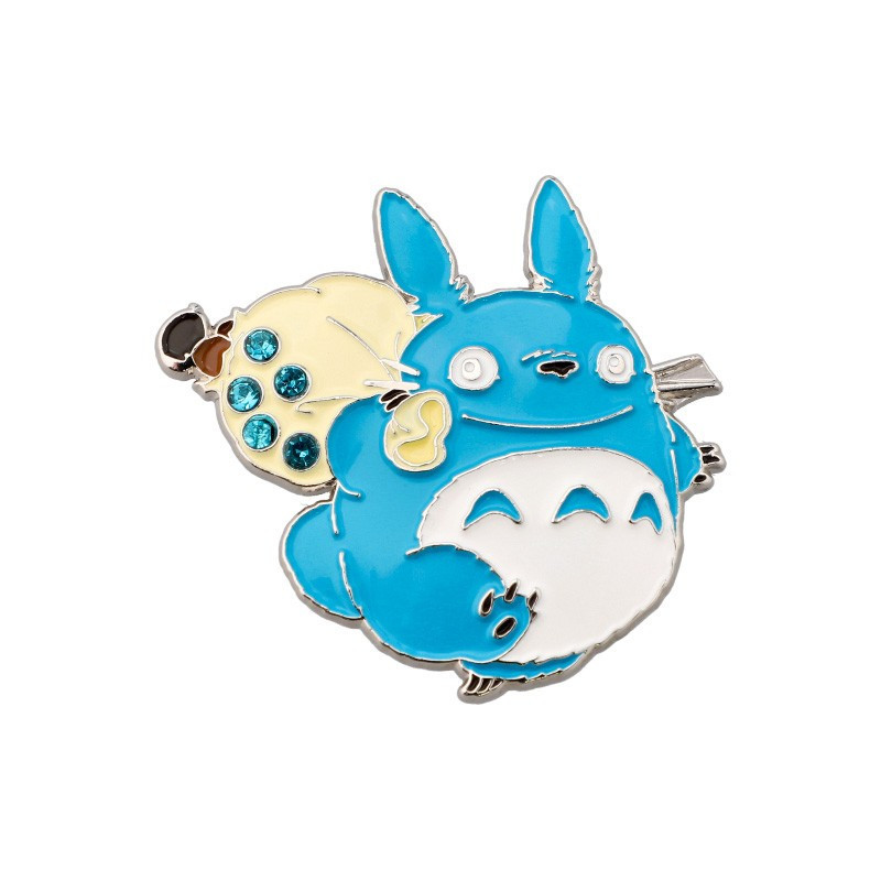 BROCHE TOTORO BLEU  MON VOISIN TOTORO