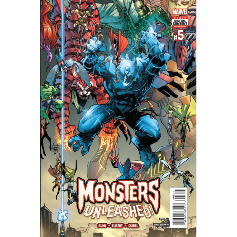 MONSTERS UNLEASHED 5  OF 5 