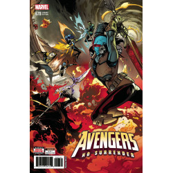 AVENGERS 678 2ND PTG LARRAZ VAR LEG