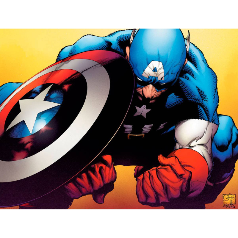 CAPTAIN AMERICA REBORN 1  OF 6  QUESADA VAR