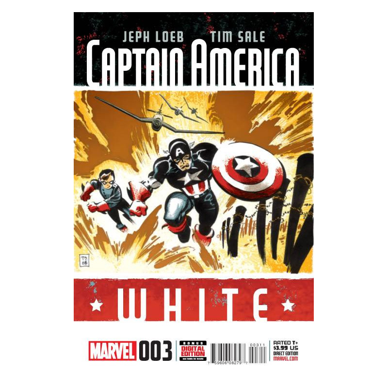 CAPTAIN AMERICA WHITE 3  OF 5 