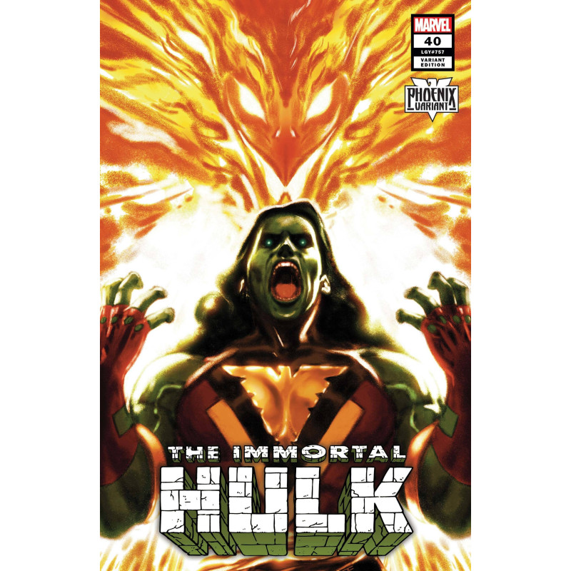 IMMORTAL HULK 40 CLARKE SHEHULK PHOENIX VAR