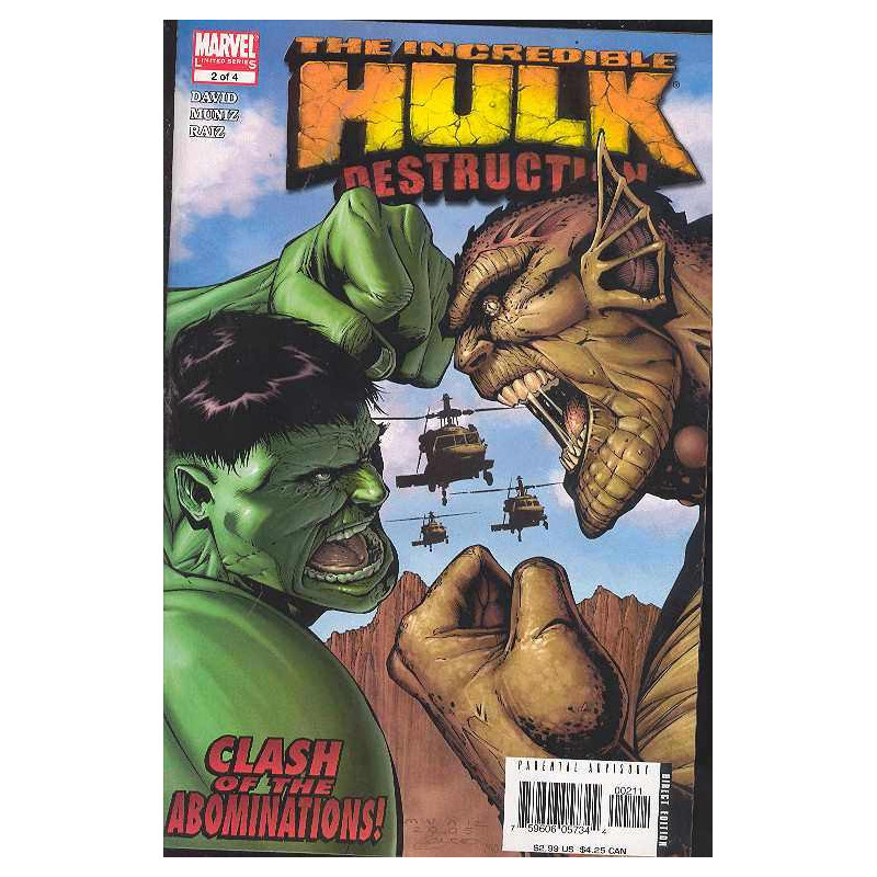 HULK DESTRUCTION 2  OF 4   MR 