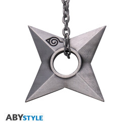 PORTECLES 3D SHURIKEN KONOHA NARUTO SHIPPUDEN