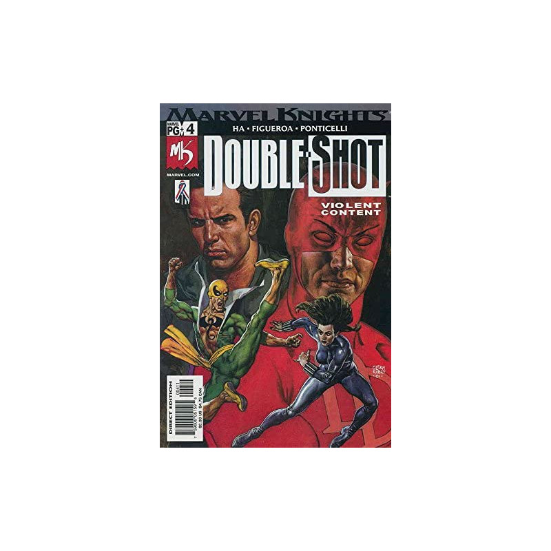 MARVEL KNIGHTS DOUBLE SHOT 4  RES 