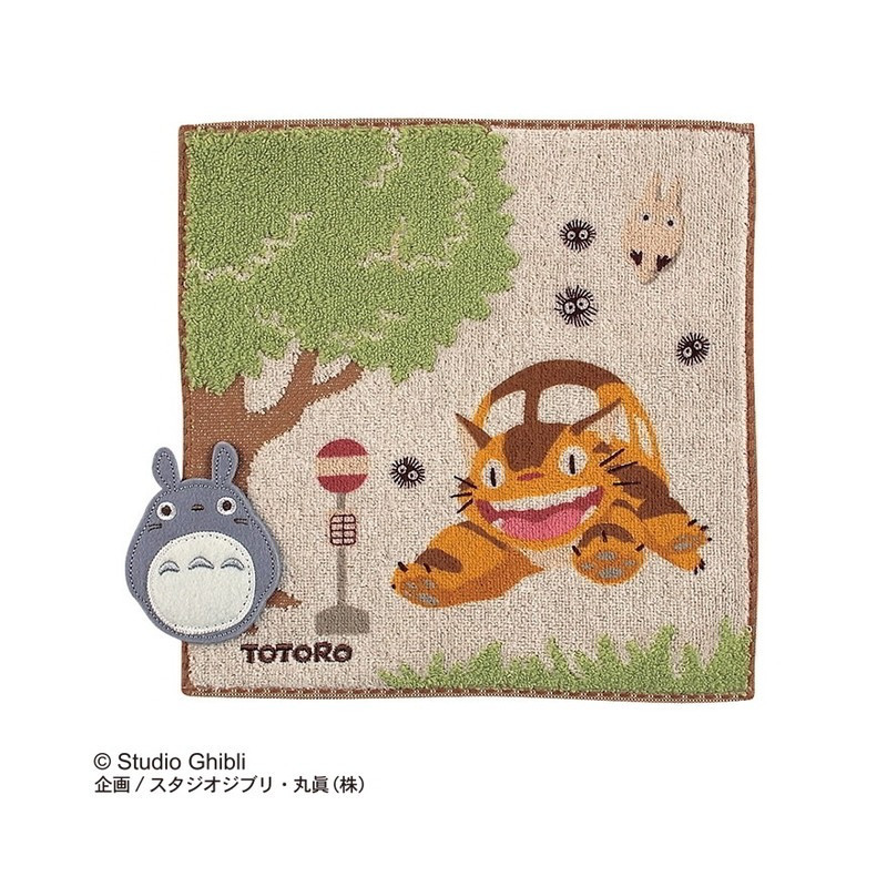 SERVIETTE POUR LE THE TOTORO CHATBUS  MON VOISIN TOTORO