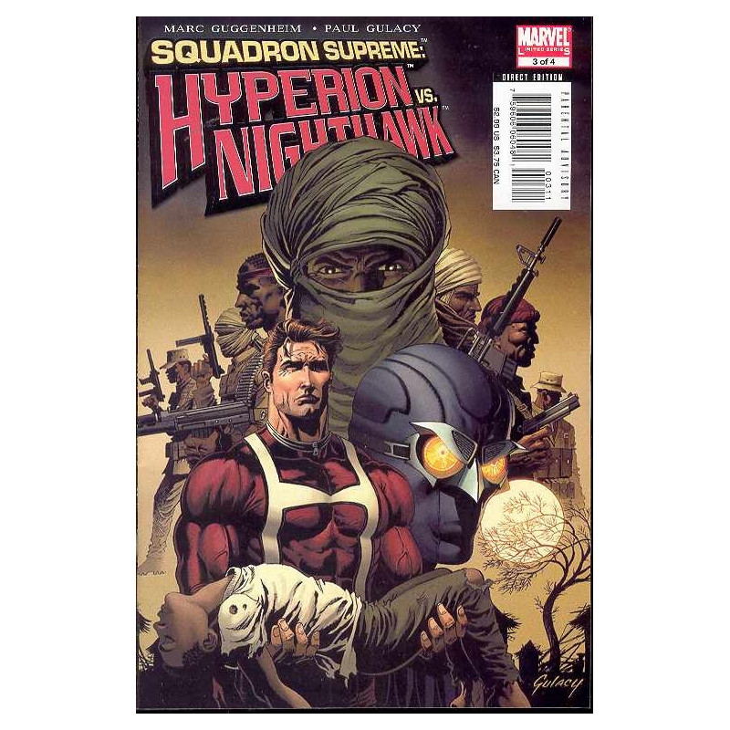 SQUADRON SUPREME HYPERION VS NIGHTHAWK 3 OF 4