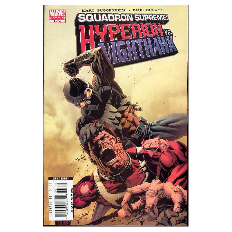 SQUADRON SUPREME HYPERION VS NIGHTHAWK 1 OF 4