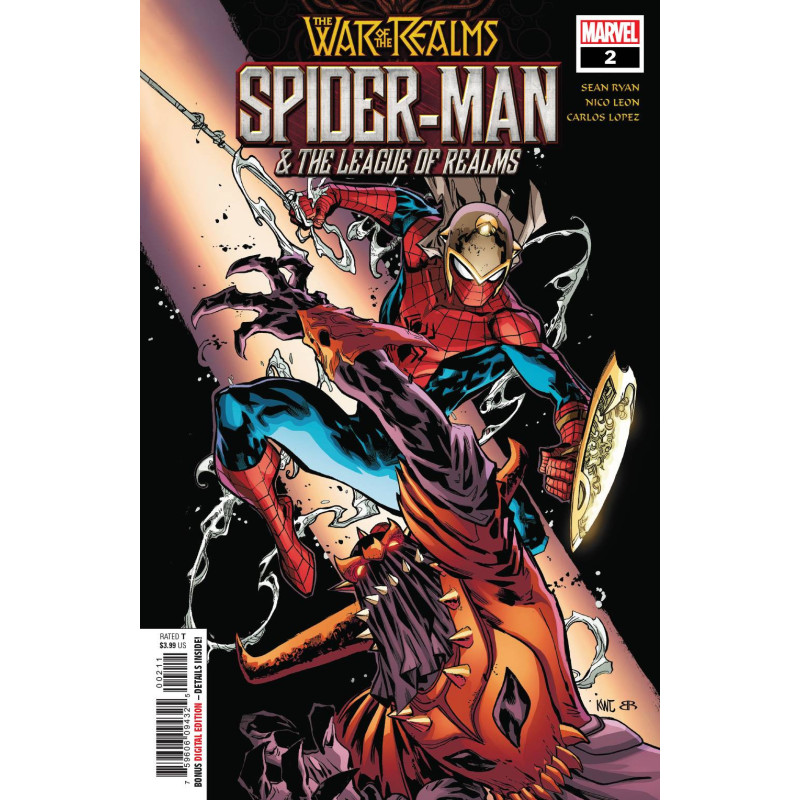 WAR OF REALMS SPIDERMAN AND LEAGUE OF REALMS 2  OF 3 