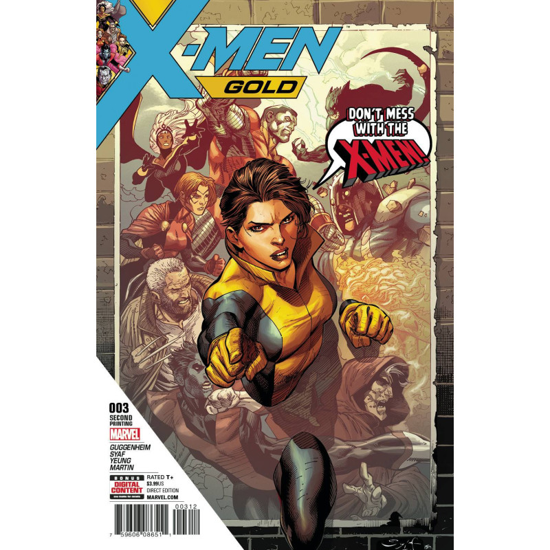 XMEN GOLD 3 2ND PTG SYAF VAR
