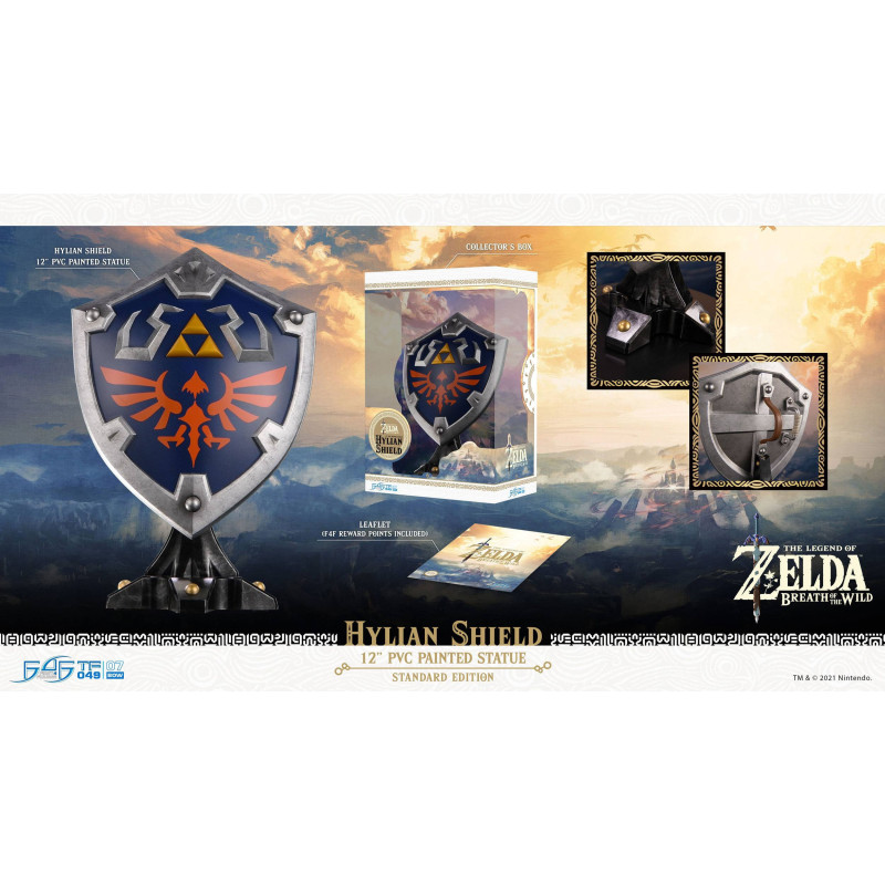HYLIAN SHIELD STANDARD EDITION THE LEGEND OF ZELDA BREATH OF THE WILD 