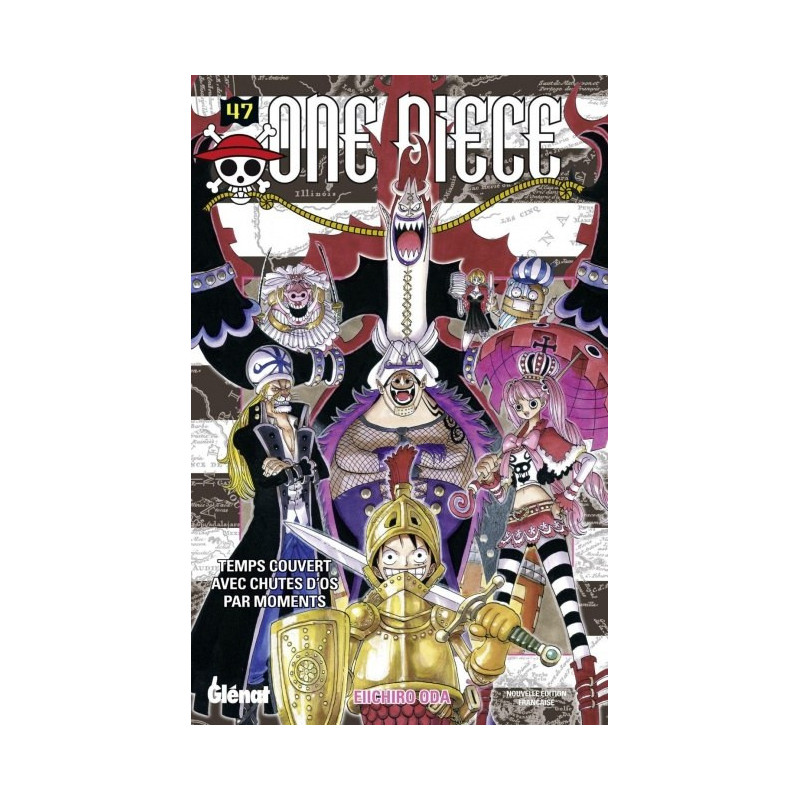ONE PIECE  EDITION ORIGINALE  TOME 47  TEMPS COUVERT AVEC CHUTES D OS 