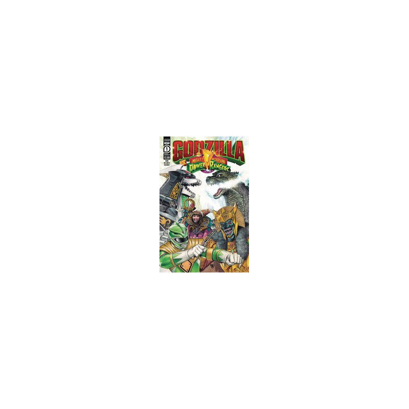 GODZILLA VS MMPR  4 CVR A  FREDDIE WILLIAMS II