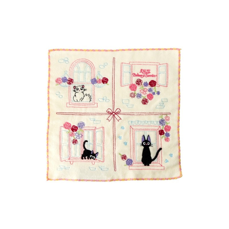 MINISERVIETTE JIJI A LA FENETRE 25X25  KIKI LA PETITE SORCIERE
