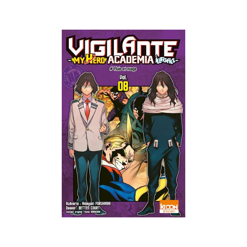 VIGILANTE  MY HERO ACADEMIA ILLEGALS T08  VOL08